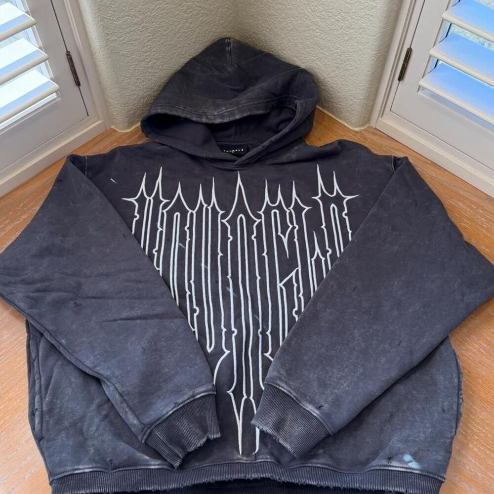 YoungLA Gray Charcoal Revenge Hoodie